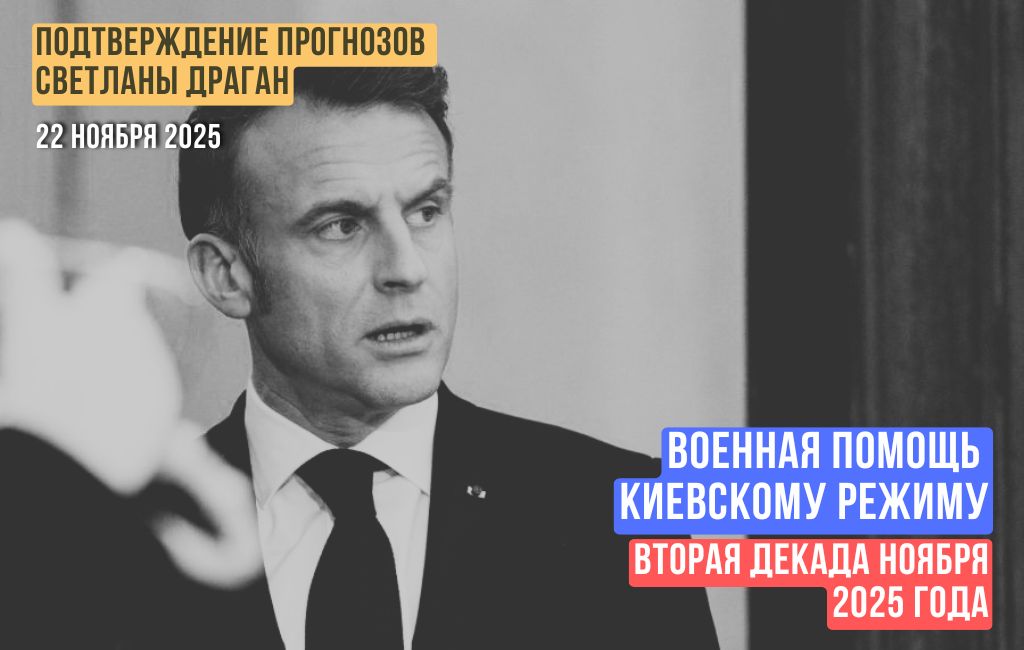 Военная помощь киевскому режиму вторая декада ноября 2025 года