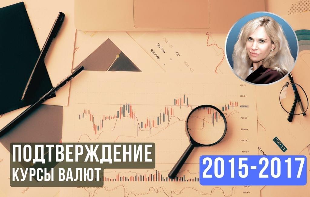 Подтверждение прогнозов курсов валют в 2015-2017 годах