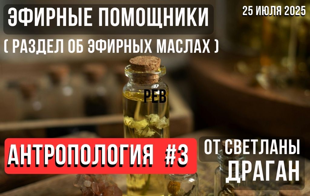 Эфирные помощники. Раздел об эфирных маслах