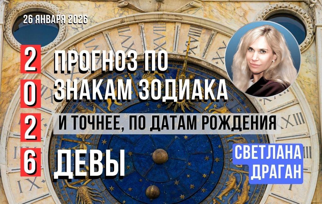Прогноз по знакам зодиака на 2026. Девы