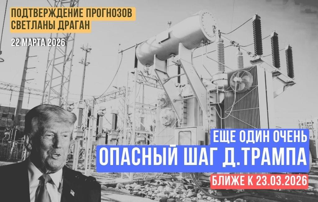 Еще один очень опасный шаг Д.Трампа ближе к 23.03.2026